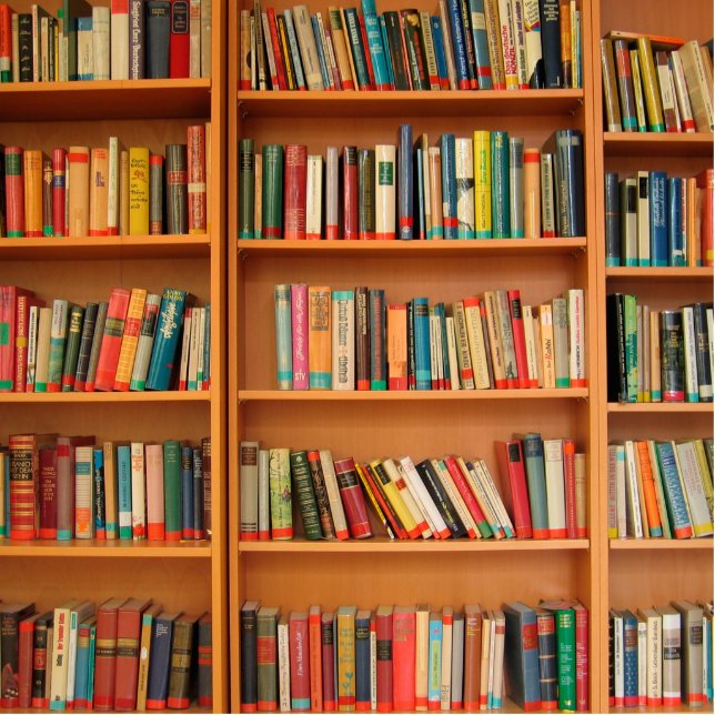 Lesewortlesung der virtuellen Bibliothek Fotoskulptur Magnet (Vorne)