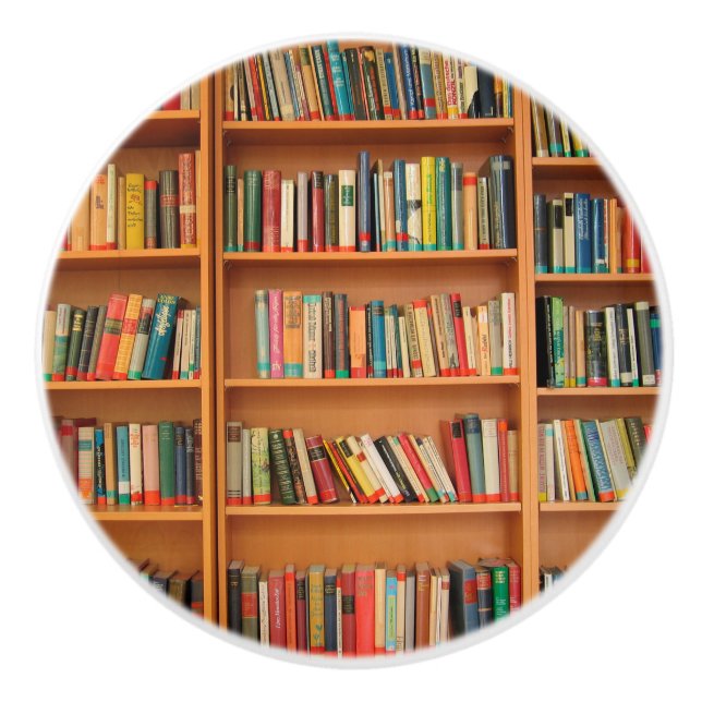 Lesewortlesung der virtuellen Bibliothek Keramikknauf (Vorderseite)