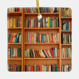 Lesewortlesung der virtuellen Bibliothek Keramikornament