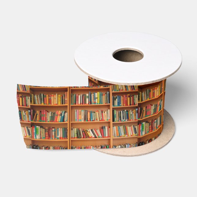 Lesewortlesung der virtuellen Bibliothek Satinband (Spule)