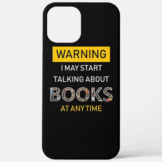 Lesewortwarnung lustige Buch-Nerds Case-Mate iPhone Hülle (Rückseite)
