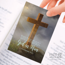 Lesezeichen der Holzkreuz-Bibel