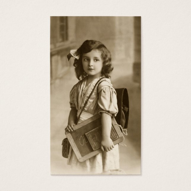 Lesezeichen der Vintagen Schule (Vorderseite)