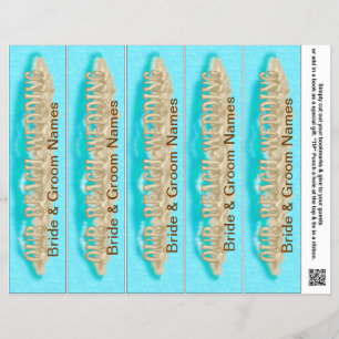 Lesezeichen Favoriten für Gastgeschenke bei Hochze Flyer