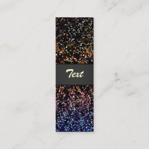 Lesezeichen Geschäftskarte Glitter Grafik Hintergr Mini Visitenkarte