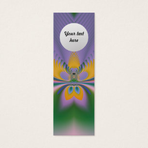 Lesezeichen mit Violettem Lotus Motiv