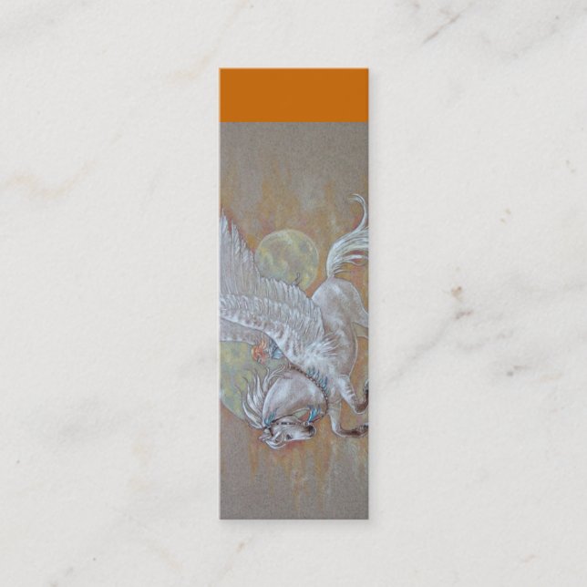 LESEZEICHEN - Pegasus Mini Visitenkarte (Vorderseite)