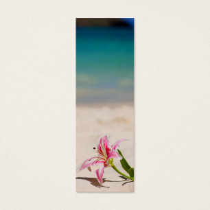 Lesezeichen-Strand-Lilie