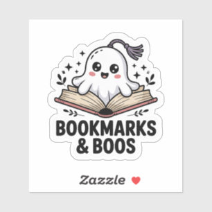 Lesezeichen und Boos Aufkleber