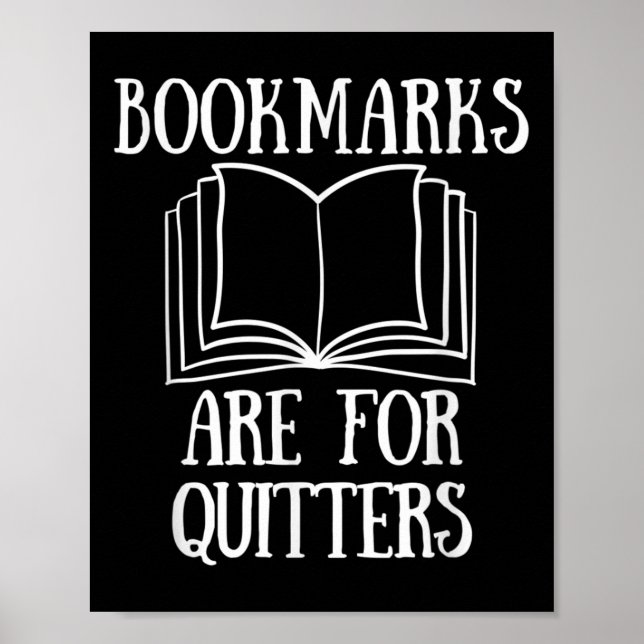 Lesezeichen zum Buchstäblich lesen Poster (Vorne)
