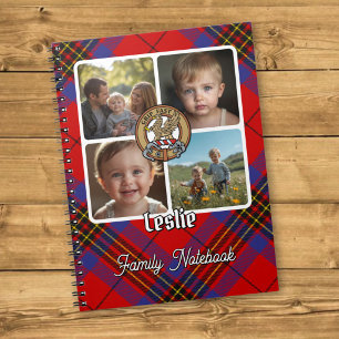 Leslie Familienfoto-Collage Notizblock