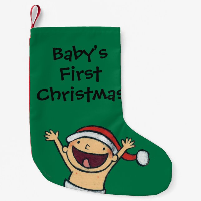Leslie Patricelli's Baby Dancing in Weihnachtsmann Kleiner Weihnachtsstrumpf (Vorderseite)
