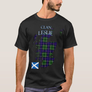 Leslie Scottish Clan Tartan Scotland T-Shirt