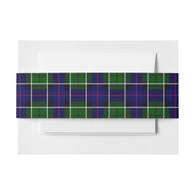 Leslie Scottish Tartan Belly Band (Vorderseite Beispiel)
