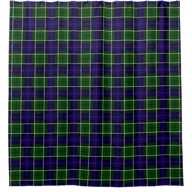 Leslie Tartan Duschvorhang (Vorderseite)