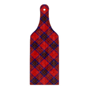 Leslie Tartan Red Blue lila kariert Schneidebrett