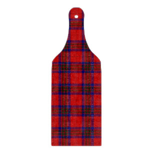 Leslie Tartan Red Blue lila kariert Schneidebrett