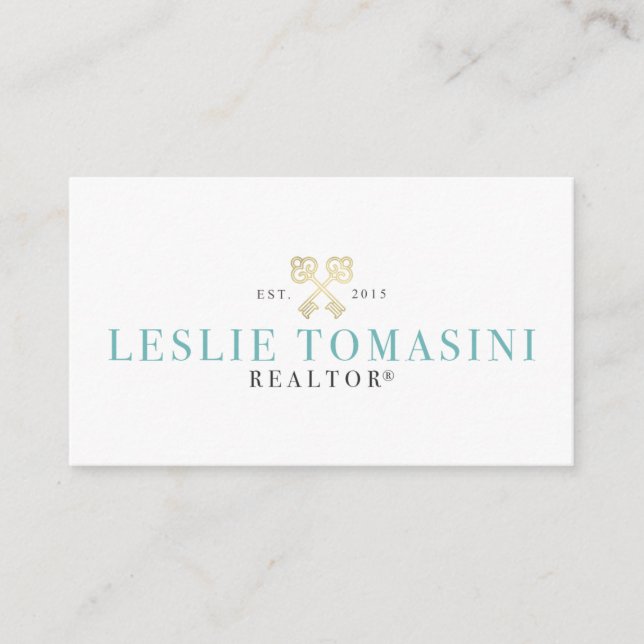 Leslie Tomasini Visitenkarte (Vorderseite)