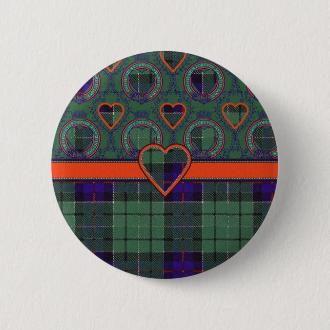 LeslieScottish Tartan Button (Vorderseite)