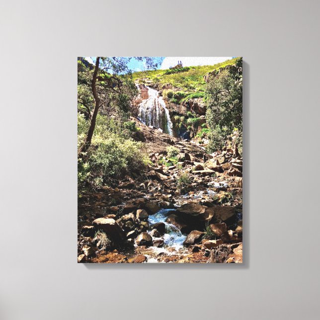 Lesmurdie Falls Leinwanddruck (Vorderseite)