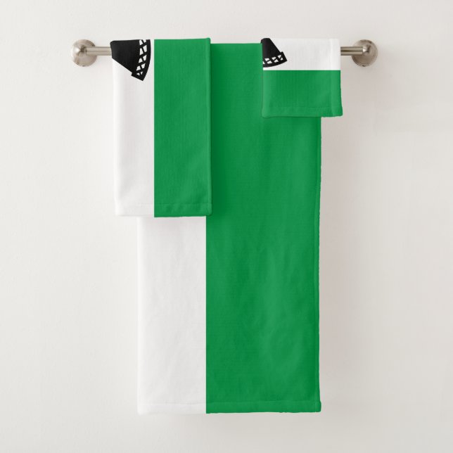 Lesotho Flag Badhandtuch Set (Insitu)