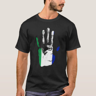Lesotho Flag Hand Männer Frauen Kinder T-Shirt