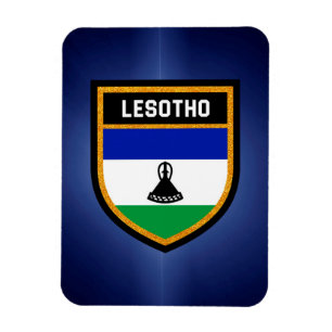 Lesotho Flag Magnet