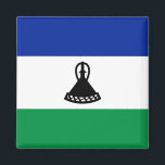 Lesotho Flag Magnet<br><div class="desc">Dekorativer Magnet mit der Flagge von Lesotho - Anpassen Sie es: Bilder anpassen; einen Namen/Slogan für persönliche Geschenke hinzufügen; ein Unternehmen/Club Logo für Werbeartikel © 2008 FlagAndMap hinzufügen.</div>