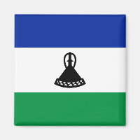 Lesotho Flag Magnet