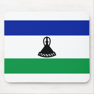 Lesotho Flag Mousepad