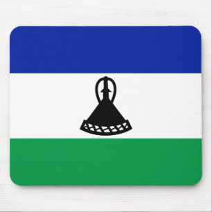 Lesotho Flag Mousepad