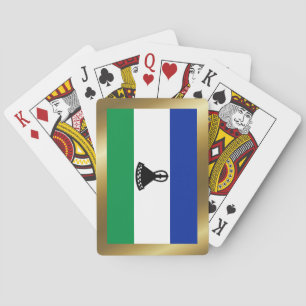Lesotho Flag Playing Cards Spielkarten