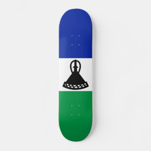 Lesotho Flag Skateboard