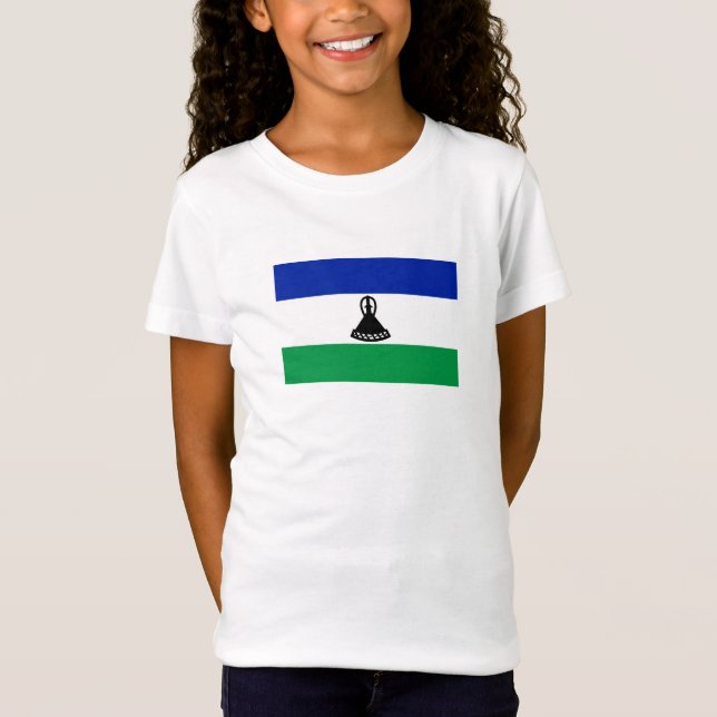 Lesotho Flag T-Shirt (Vorderseite)