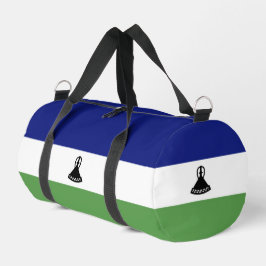 Lesotho-Flagge Duffle Bag
