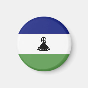 Lesotho-Flagge Magnet