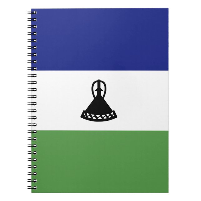 Lesotho-Flagge Notizblock (Vorderseite)