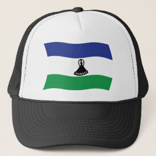 Lesotho-Flaggenhut Truckerkappe