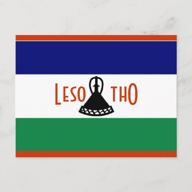 Lesotho Postkarte (Vorderseite)