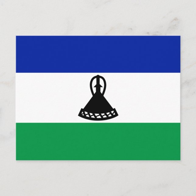Lesotho Postkarte (Vorderseite)