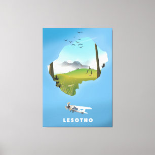 Lesotho Südafrika Skipposter Leinwanddruck