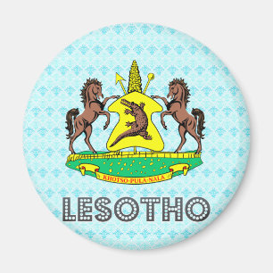 Lesotho-Wappen Magnet