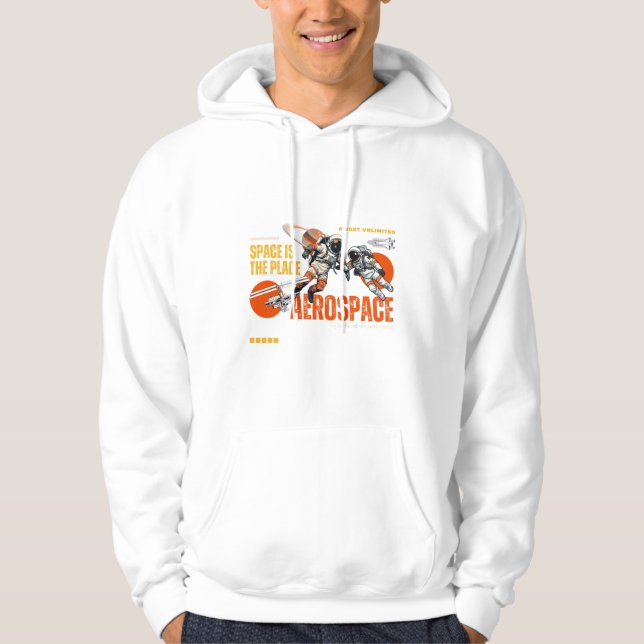 L'espace est le lieu Sweat - shirt à capuche (Devant)