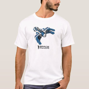 L'espace machine le T-shirt des hommes - bateau