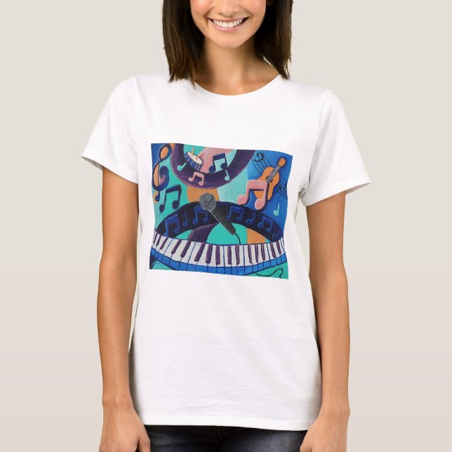 L'esprit de la musique - T-shirt féminin (Devant)