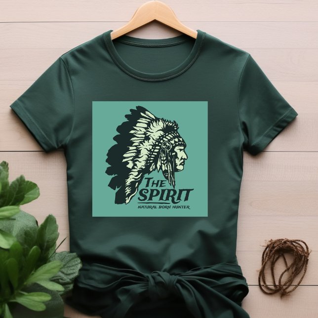 L'Esprit Nature Né Hunter T-Shirt (Créateur téléchargé)