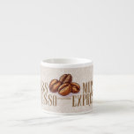 Less depresso more expresso quote espresso mug  espressotasse<br><div class="desc">A cute gifting item for espresso lovers with a motivational note</div>