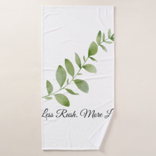 Less Rush More Life Beach Towel Badehandtuch