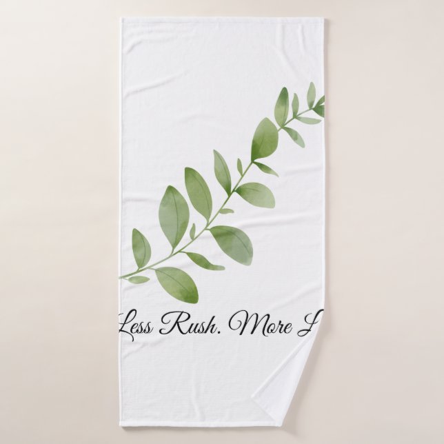 Less Rush More Life Beach Towel Badehandtuch (Badehandtuch)