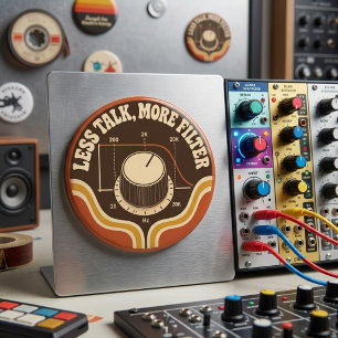 Less Talk, More Filter – Lustiger Synth Nerd Magnet